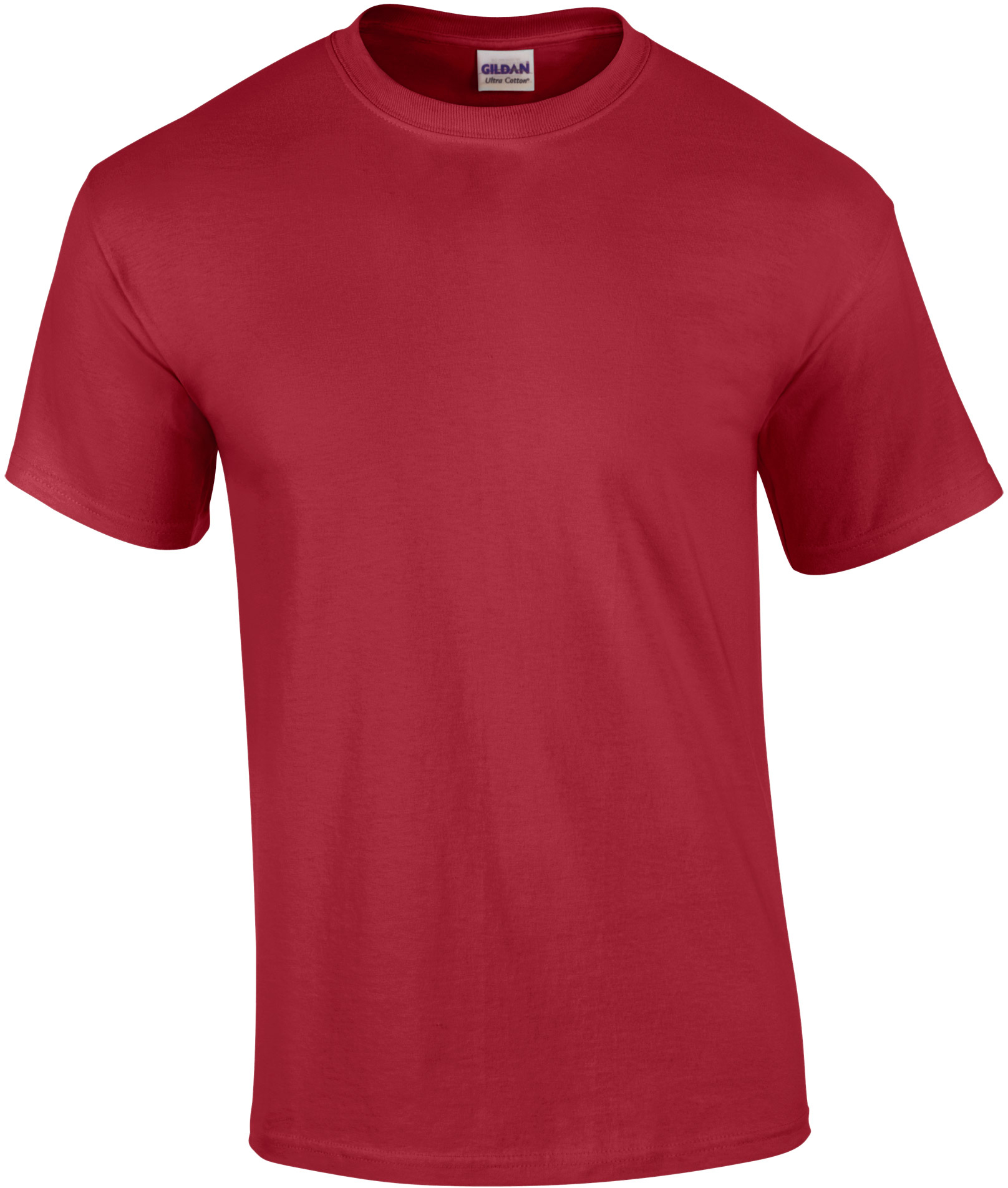Tričko Gildan Ultra - Tmavě červená M